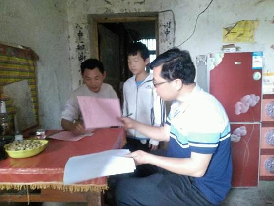 諸甲亭鄉(xiāng)中間完全小學開展“千師訪萬戶”防溺水訪運動