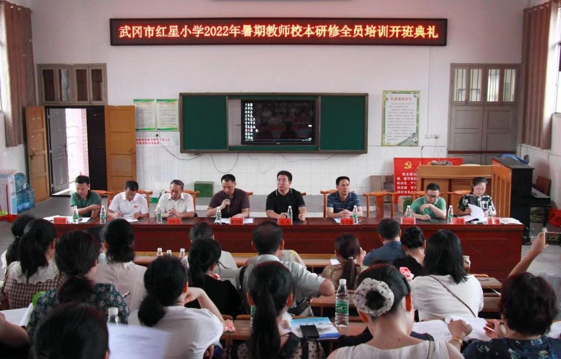 喜迎二十大、研修共成長---武岡市紅星小學(xué)開展2022年暑期校本培訓(xùn)