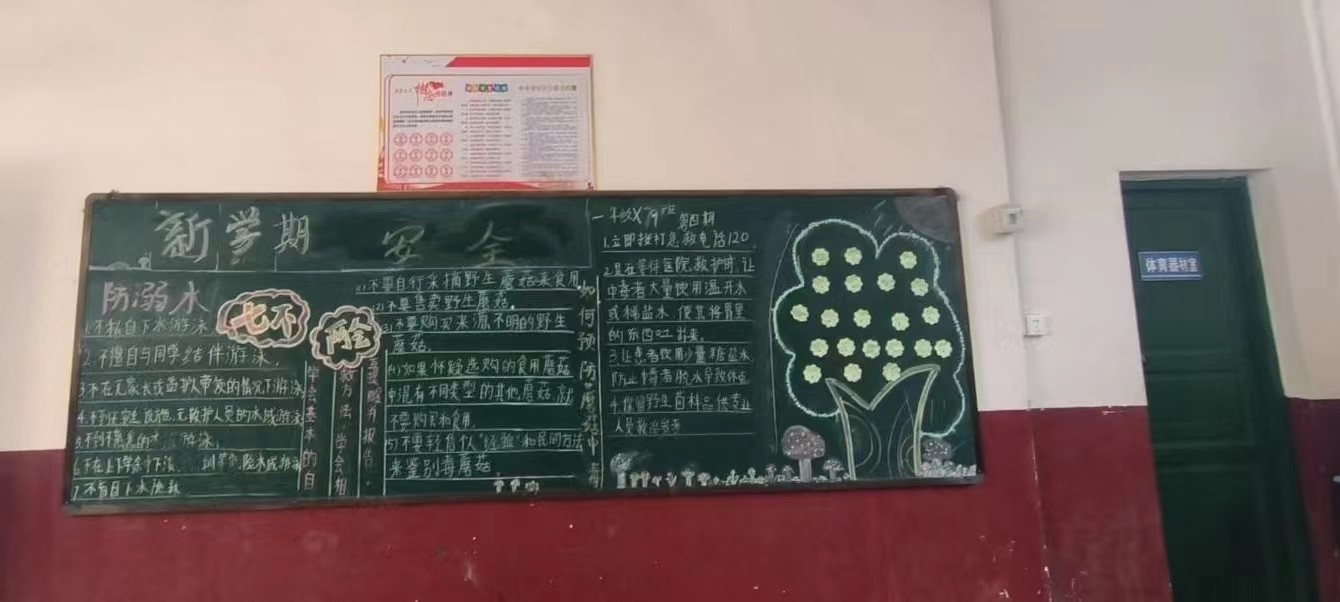 洞口縣茶場學(xué)校：點贊！開學(xué)第一天的黑板報
