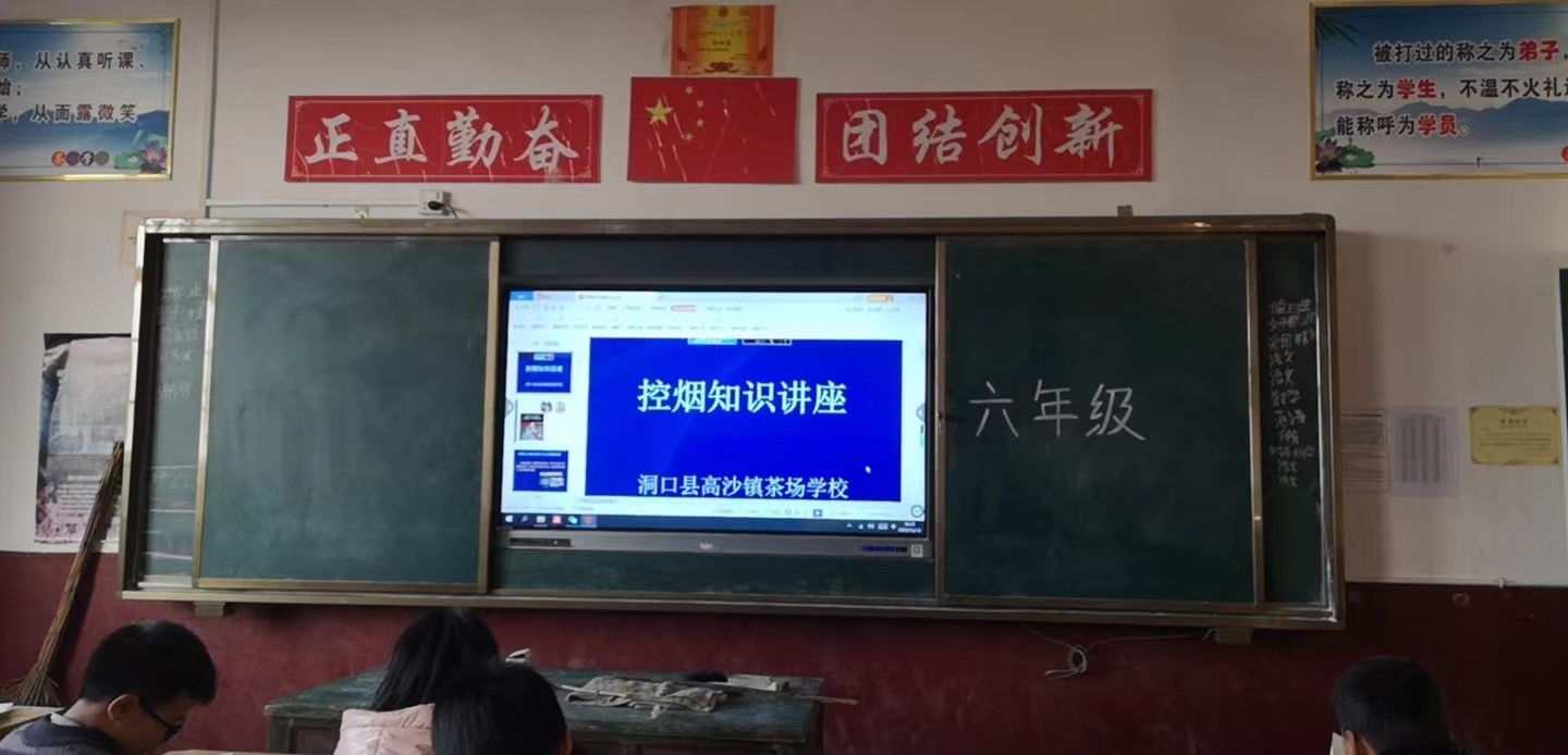 洞口縣茶場學校：多模式打造“無煙校園”