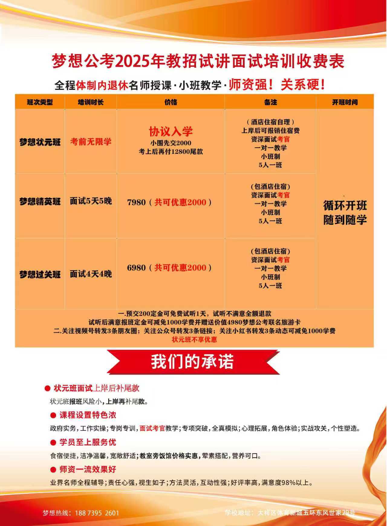 北塔區(qū)2025年事業(yè)單位人才引進(jìn)面試班盛大開班，夢想公考雙名師帶你逆襲成“公”！